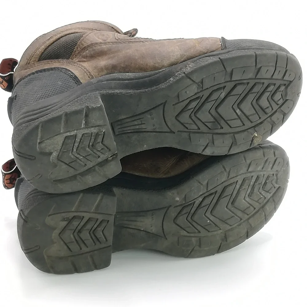 Ariat Shoes Boys Boots Terrain Brown Leather 4LR Technology Lace Up 13‎